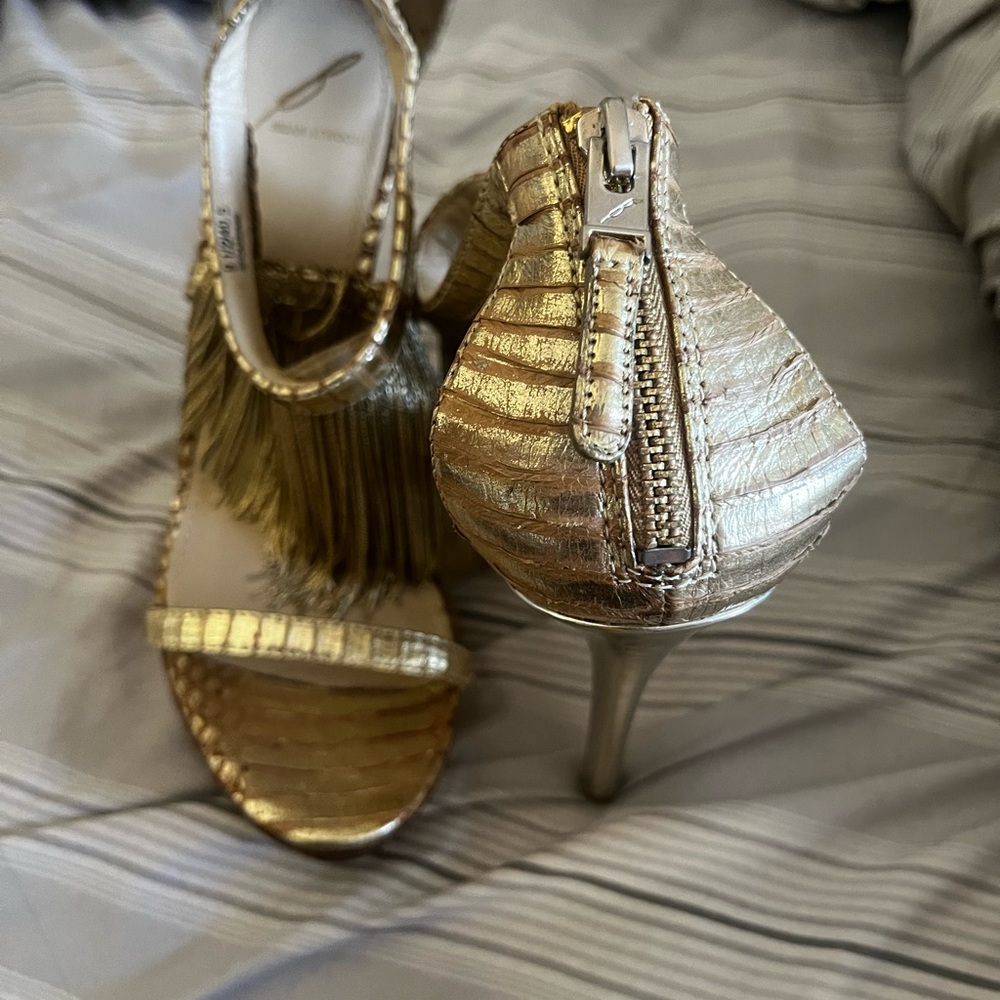 B By Brian Atwood Fringe Heels